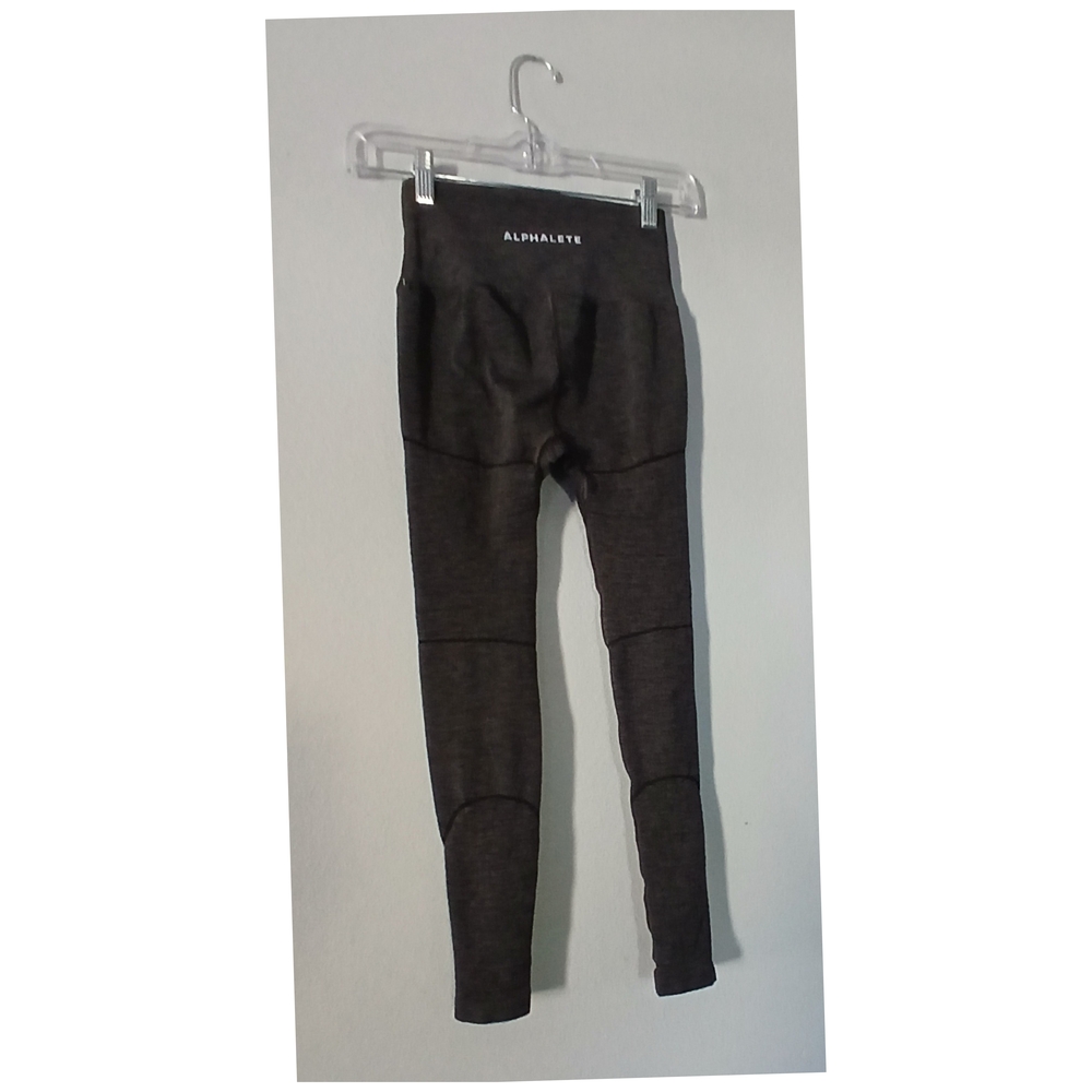 Alphalete Women's Gray High-Waisted Leggings - Picture 3 of 5